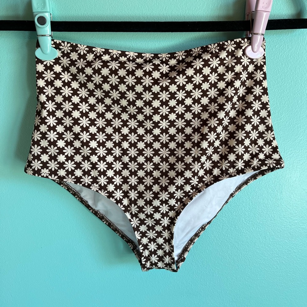 🆕 Dodo Bar Or Jenna Floral High Waisted Bikini Bottoms